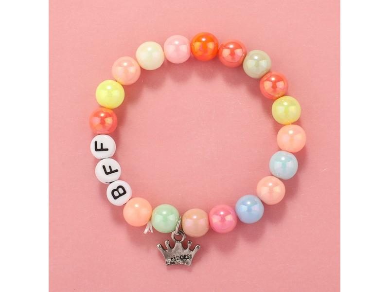 Makersland Children Jewelry Soft Clay Beaded Pendant Bracelets For Girls Carousel 1