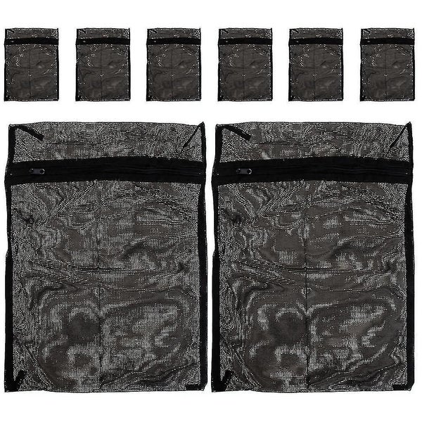 8pcs Mesh Laundry Bags Travel Storage Bag Clothes Organizing Bag Washing Bags Carousel 1