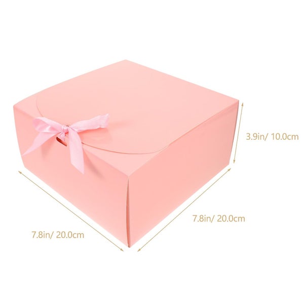 6pcs Cake Packing Boxes Bowknot Cake Boxes Decorative Dessert Boxes Cake Gift B Carousel 2