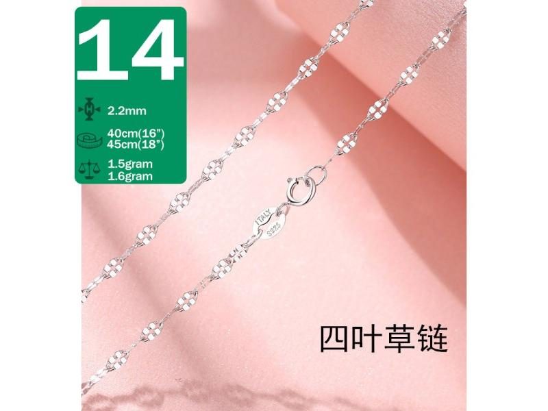 TrustDavis 925 Sterling Silver Necklace Water-wave Snake Beads Box Chain Carousel 1