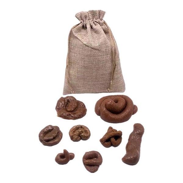 8pcs Simulation Poop Toys Disgusting Prank Props Fake Poop Toys Tricky Toys Carousel 1