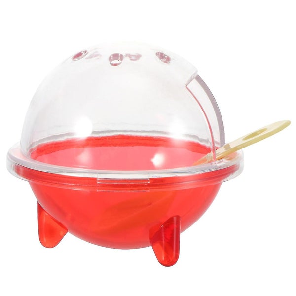 Clear Tub Small Animal Bath House Hamster Sand Bath Box Gerbil Bathtub Hamster Carousel 1