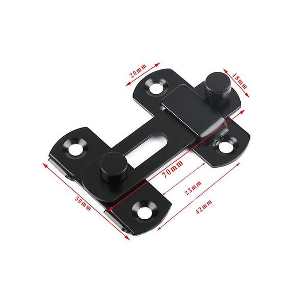 Door Latch Lock Security Durable Household Hasp Latch Lock Door Sliding Lock Ga Carousel 4