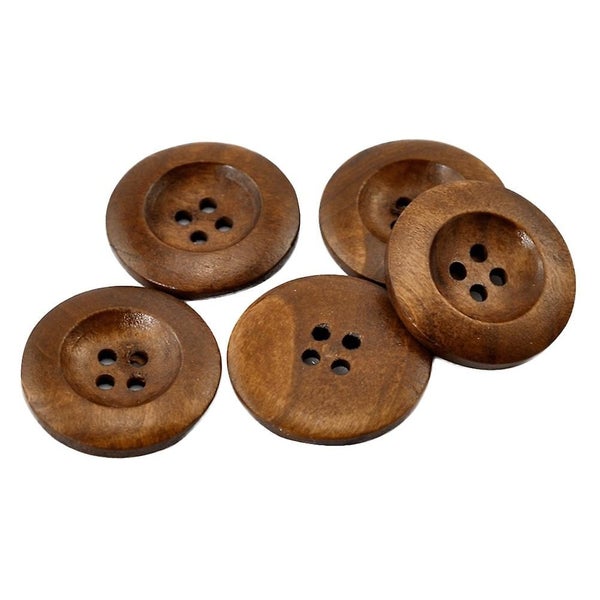 10 Pcs Shirt Buttons Wooden Buttons Sewing Buttons Clothing Accessories Wood Bu Carousel 2