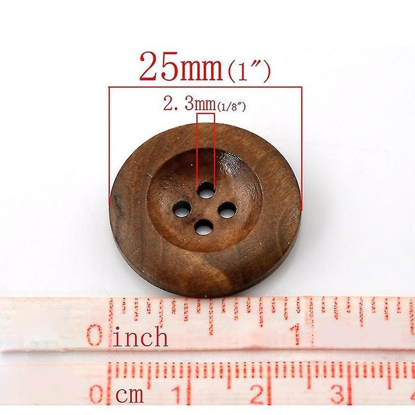 10 Pcs Shirt Buttons Wooden Buttons Sewing Buttons Clothing Accessories Wood Bu Carousel 3