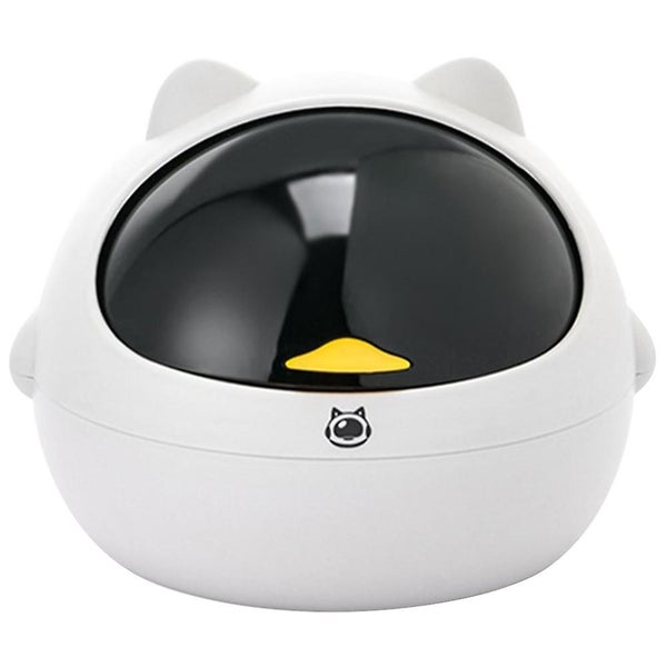Cartoon Garbage Can Waste Bucket Tabletop Trash Can Desktop Trash Bin For Offi Carousel 1