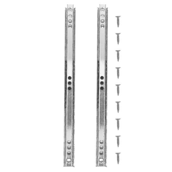 2 Pcs Miniature Furniture Cabinet Drawer Slides Furniture Slide Soft Close Draw Carousel 1