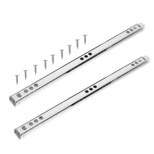2 Pcs Miniature Furniture Cabinet Drawer Slides Furniture Slide Soft Close Draw Carousel 2