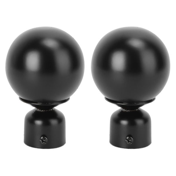 2pcs Decorative Home Curtain Rod End Curtain Rod Final Curtain Rod End Curtain Carousel 1