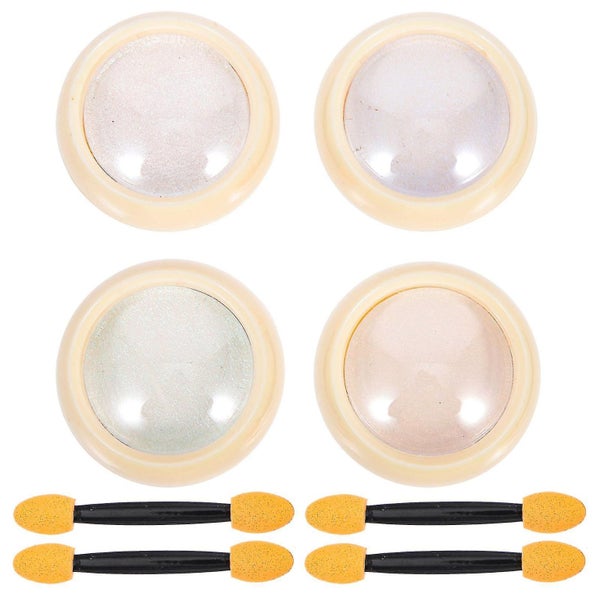 4 Sets Nail Glitter Powder Glitter Nail Powder Nail Powder Iridescent Holograph Carousel 1