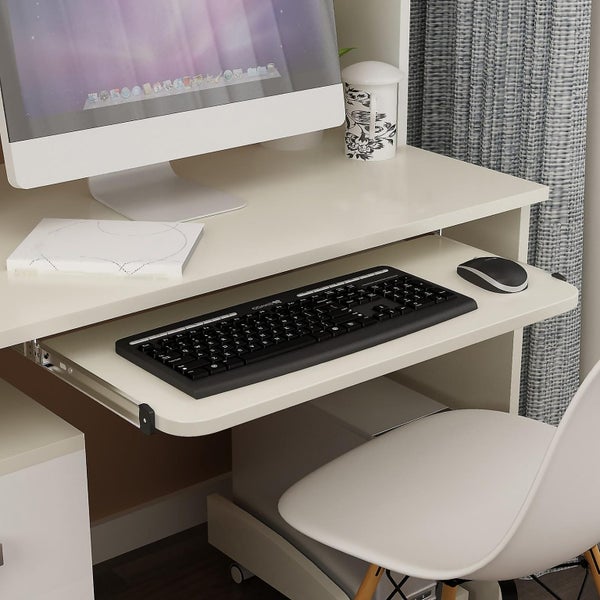Drawer Slide Keyboard Rail Rack Office Keyboard Slide Desk Slide Out Tray Keybo Carousel 3