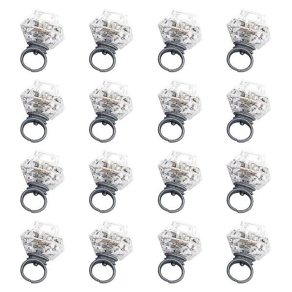 16 Pcs Bulk Kids Gifts Figner Glitter Ring Led Bumpy Rings Bachelorette Party L Carousel 1