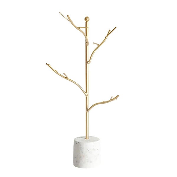 1pc Jewelry Display Stand Jewelry Storage Rack Earring Necklace Holder For Wome Carousel 1