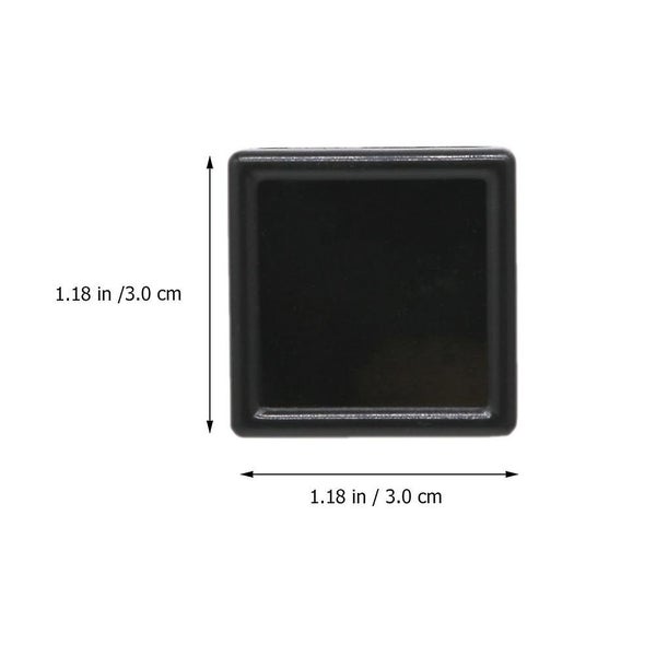 5pcs Transparent Lid Gems Boxes Jewelry Ring Display Case With Foams Pad Carousel 3