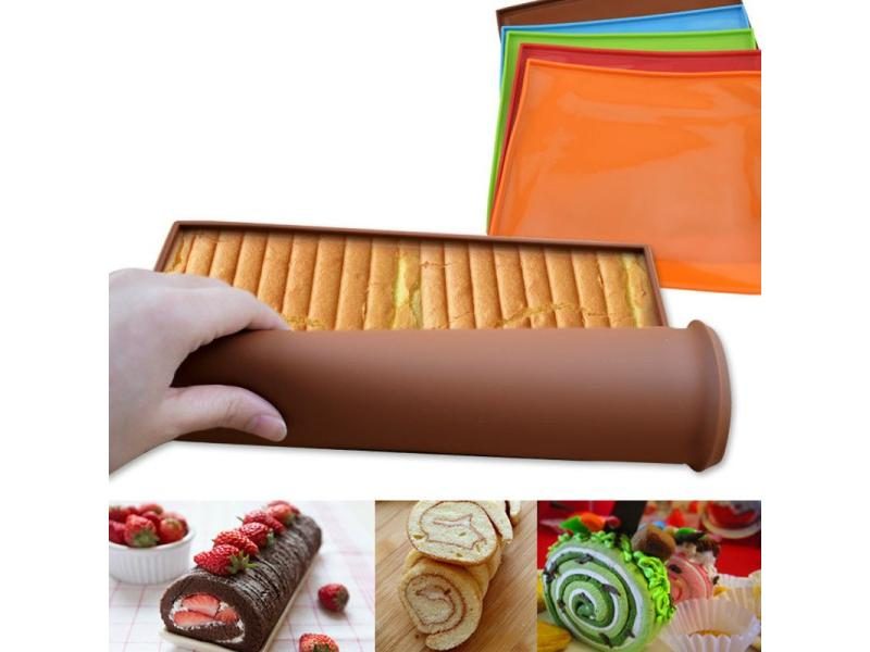 Silicone Baking Mat Cake Roll Pad Macaron Swiss Roll Oven Mat Bakeware Baking Carousel 2