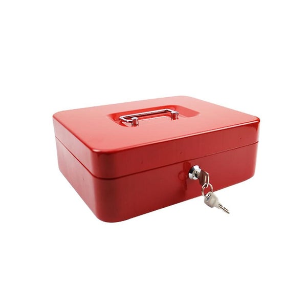 Money Counter Piggy Bank Lock Boxes Personal Items Cash Box Metal Lock Box Key Carousel 1