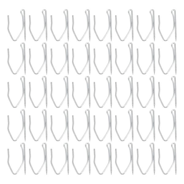 50pcs Practical S shaped Curtain Folds Hook Curtain Decor Pointed Hook S shaped Carousel 1