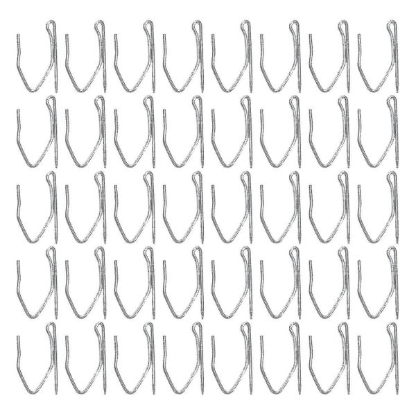 50pcs Practical S shaped Curtain Folds Hook Curtain Decor Pointed Hook S shaped Carousel 2