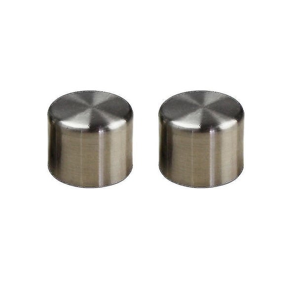 2 Pcs 28mm Window Drapery Curtain Rod End Drapery Pole Rail Decorative Heads s Carousel 1