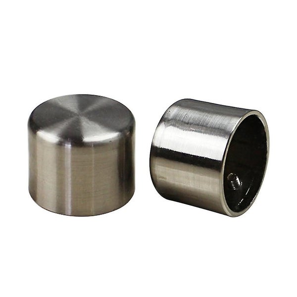 2 Pcs 28mm Window Drapery Curtain Rod End Drapery Pole Rail Decorative Heads s Carousel 2