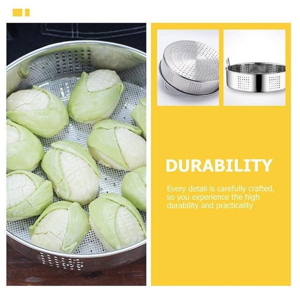 2 Pcs Food Steamer Steam Basket Dumplings Steamer Insert Dumplings Steamer Rice Carousel 2