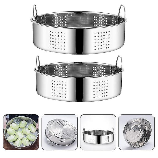 2 Pcs Food Steamer Steam Basket Dumplings Steamer Insert Dumplings Steamer Rice Carousel 3