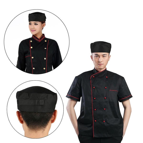 Hair Net Men Chef Skull Cap Chef Hats Hair Nets Catering Butchers Hat Chef Gift Carousel 1