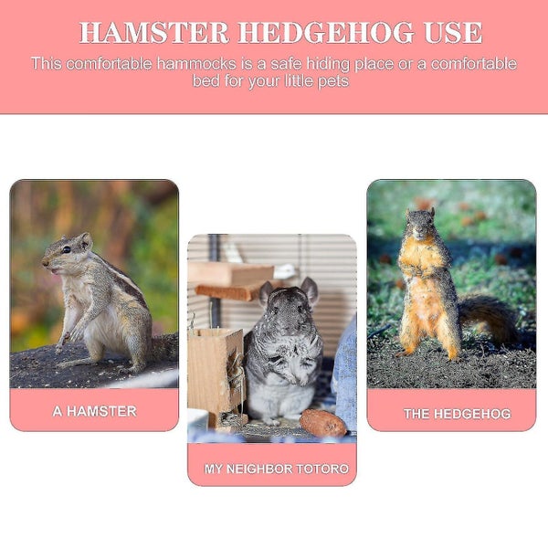 Stuffed Hamster Mice Warm House Hamster Sleeping Bag Small Animal Cage Guinea P Carousel 5