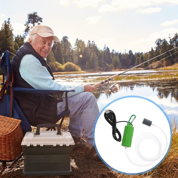 Usb Air Pump Aerator Silent Portable Mini Air Pump For Fishing Home Fish Tank Carousel 3