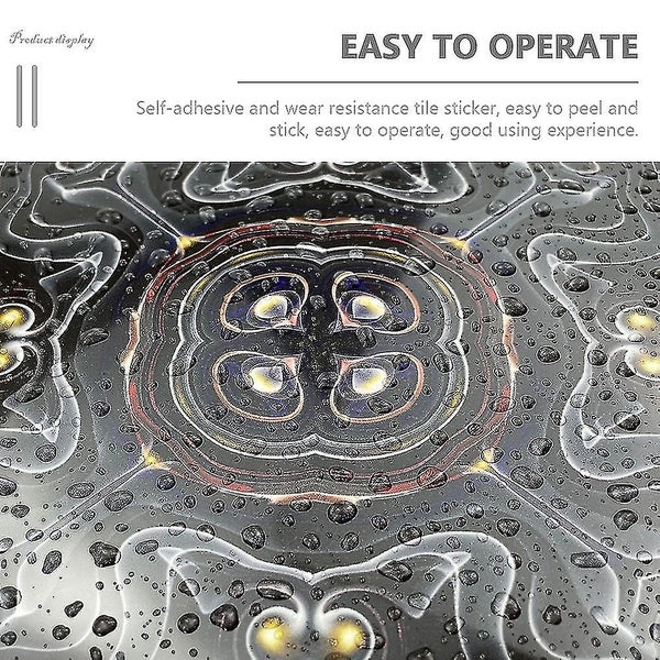 10pcs Vintage Style Tile Stickers Tile Decals Kitchen Peel And Stick Wall Tile Carousel 3