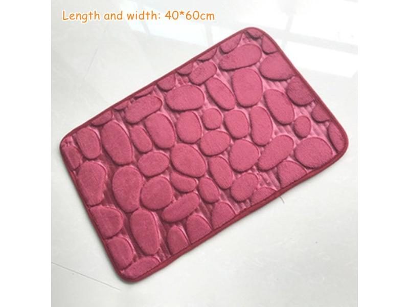 Household Slow Rebound U-Shaped Water Absorbing Mats Bathroom Toilet Mats Carousel 1
