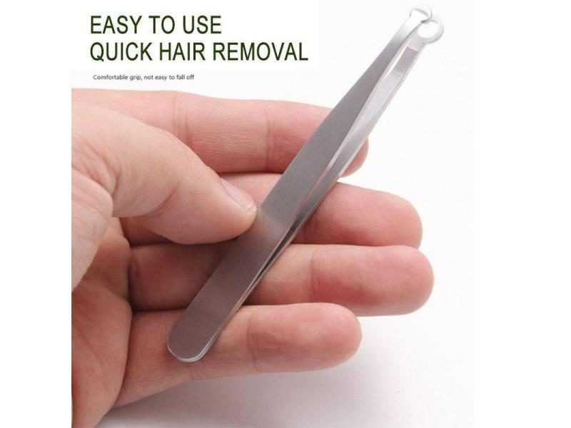 Universal Nose Hair Trimming Anti-static Precision Tweezers Set Pinzas Pincet Carousel 1