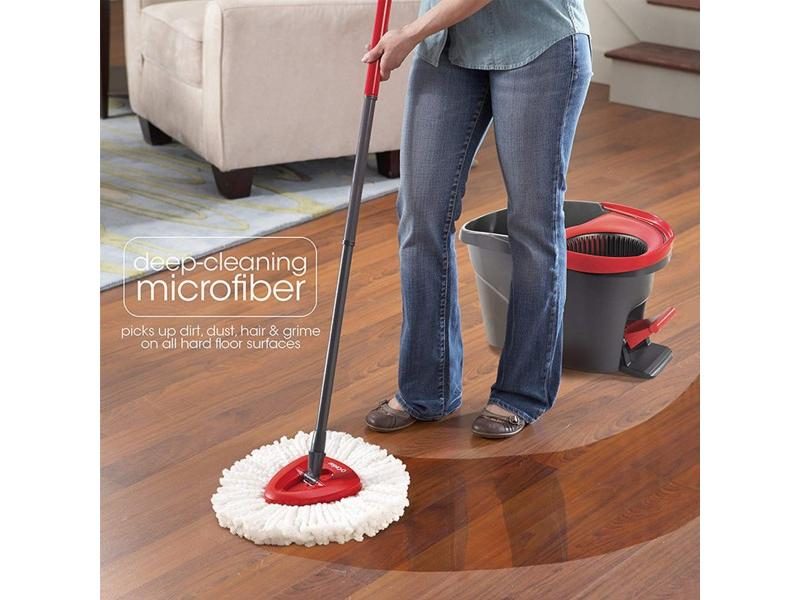 Vileda Mop Trigonometric Rotation Replace Heads Microfibre Spin Mop 360 Carousel 1