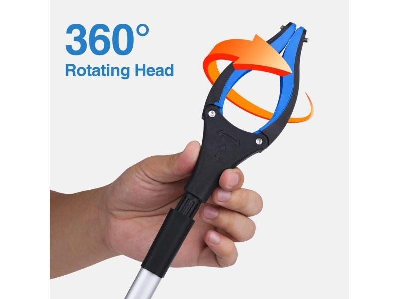 Reacher Grabber Tool Foldable Extra Long Trash Claw Pick Up Tool Carousel 1