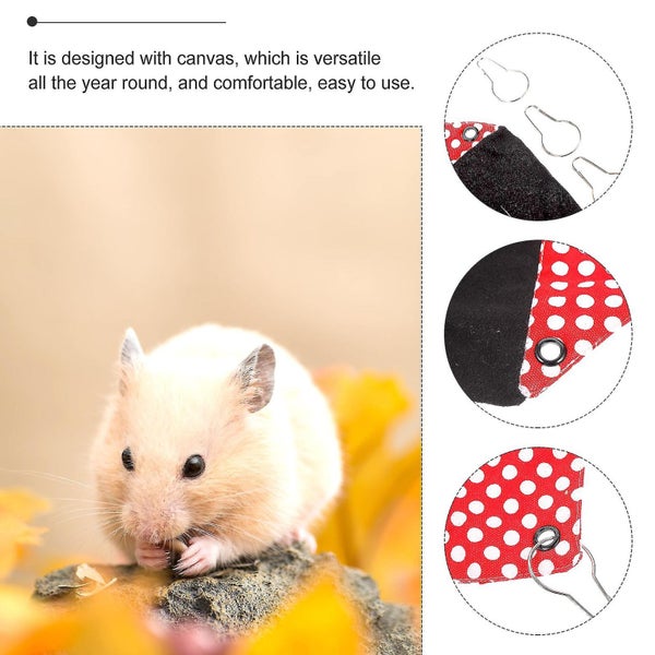 Toy Hammock Stuffed Animals Tassels Rabbit Hammock Chinchilla Hammock Hamster H Carousel 4