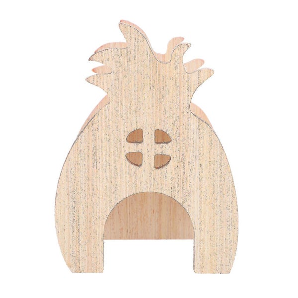 Mini Toy Mini Hut Cave Critter Bath House Wood Hamster Hut Hamster Hideout Hut Carousel 1