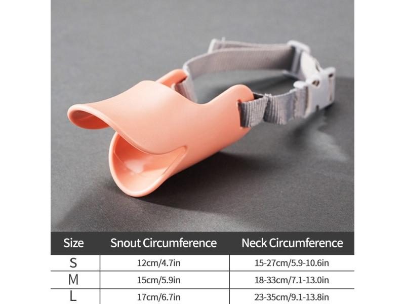 Duck Mouth Dog Muzzle Breathable Basket Muzzles Anti Bite Stop Barking Mouth Carousel 1
