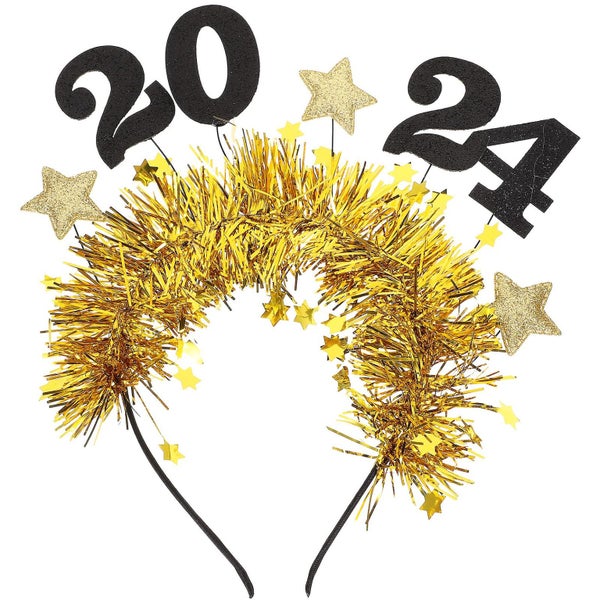 New Year Headband Sequin Headband Lunar New Year Headband 2024 Headband Headpie Carousel 1