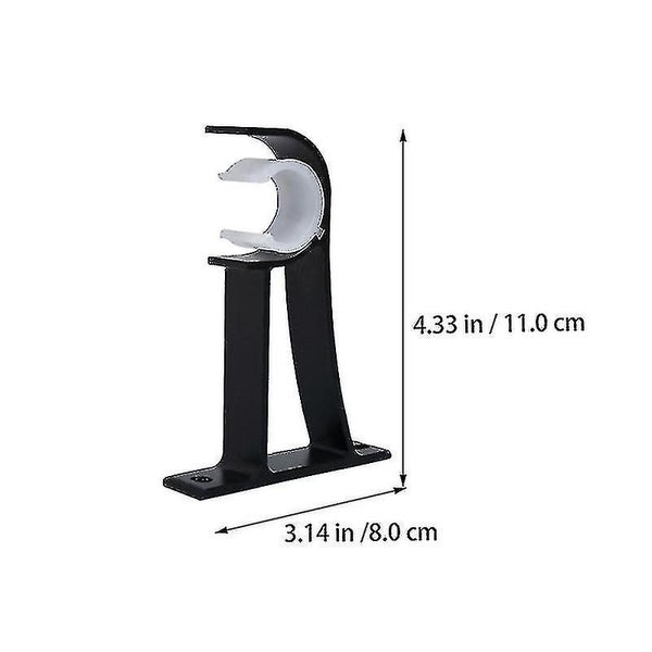 2pcs Rod Stand Curtain Fixation Aluminum Alloy Single Curtain Rod Bracket Rod B Carousel 5