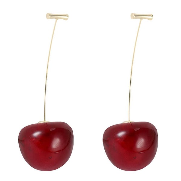 Cherry Earrings Ear Jewelry Woman Cherry Earring Jewelry Gift Earrings Statemen Carousel 1