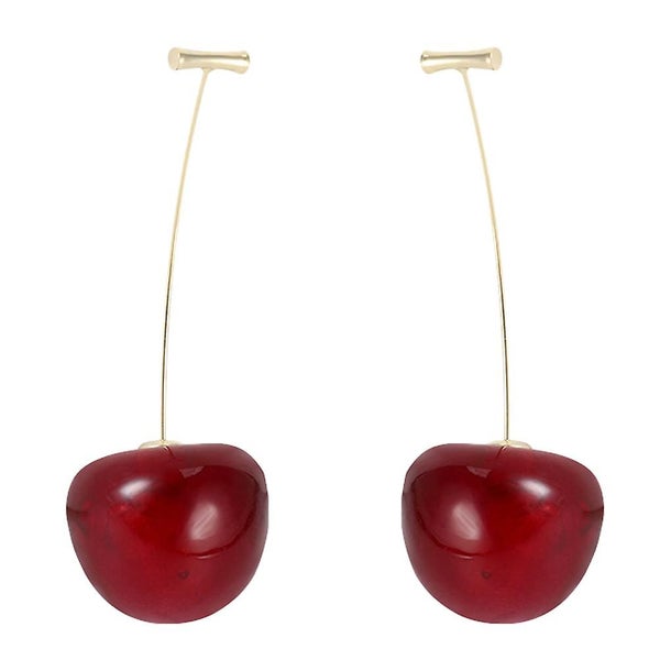 Cherry Earrings Ear Jewelry Woman Cherry Earring Jewelry Gift Earrings Statemen Carousel 2