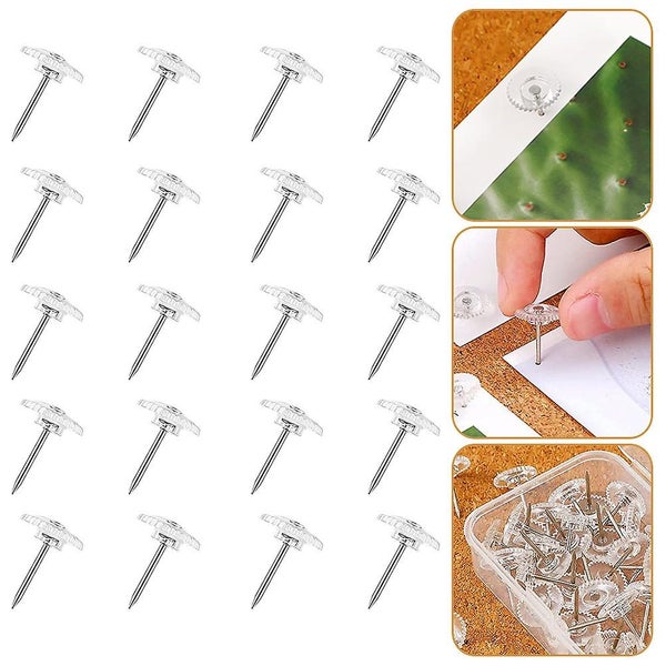 200pcs Toothed Thumbtacks Household Pushpins Multi function Cork Tacks Carousel 4