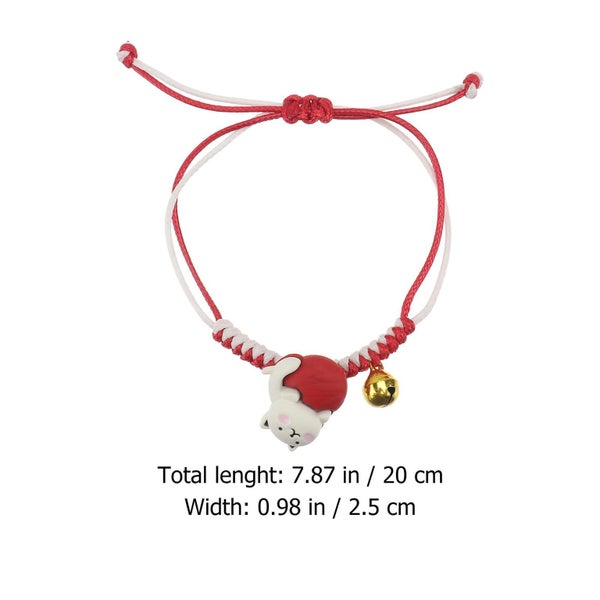 Stretch Bracelet String Purse Bag Bracelet Money Symbol Bracelet Lucky Red Brac Carousel 5