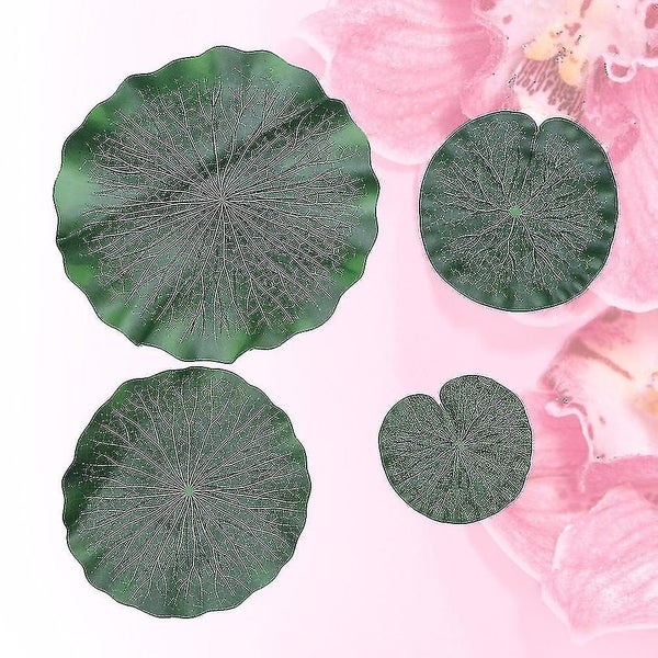 Artificial Plants Aquarium Decor Artificial Lotus Leaves Realistic Lily Pads Wa Carousel 2