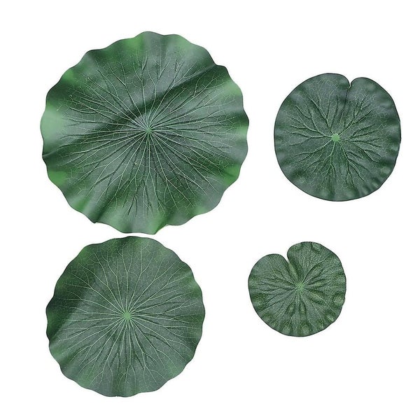 Artificial Plants Aquarium Decor Artificial Lotus Leaves Realistic Lily Pads Wa Carousel 3