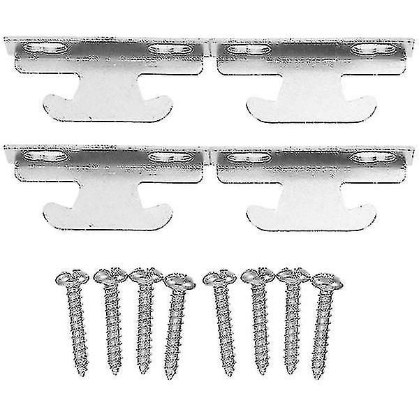 4 Sets Of Curtain Rod Brackets Curtain Rod Mount Brackets Curtain Accessories Carousel 1