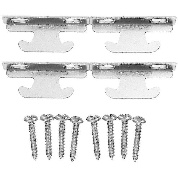 4 Sets Of Curtain Rod Brackets Curtain Rod Mount Brackets Curtain Accessories Carousel 2