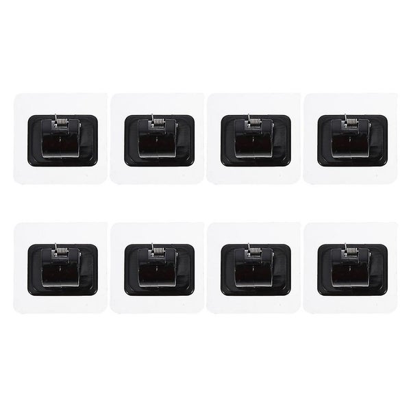 8 Pcs Curtain Rod Brackets Hooks Adhesive Curtain Rod Holder Hooks Curtain Rod Carousel 1
