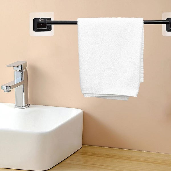 8 Pcs Curtain Rod Brackets Hooks Adhesive Curtain Rod Holder Hooks Curtain Rod Carousel 3