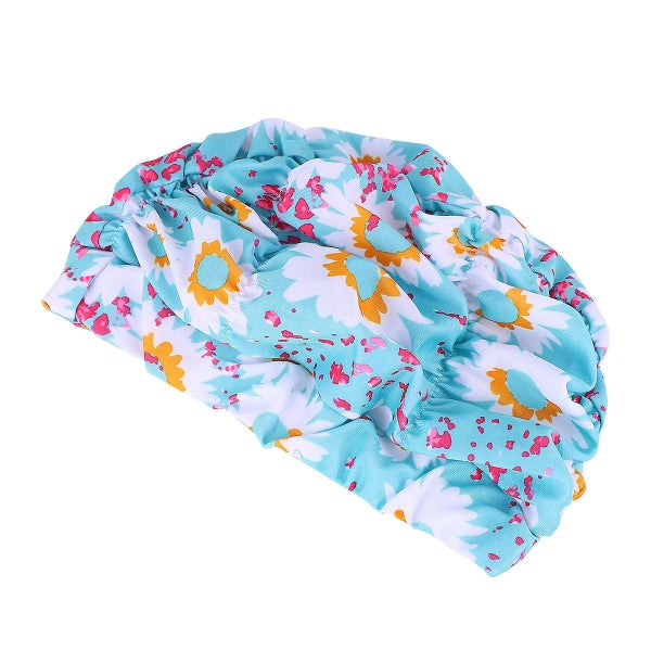 Headpiece Women Women Swimming Hat Ear Protector Swim Caps Swimming Head Cap Fl Carousel 2